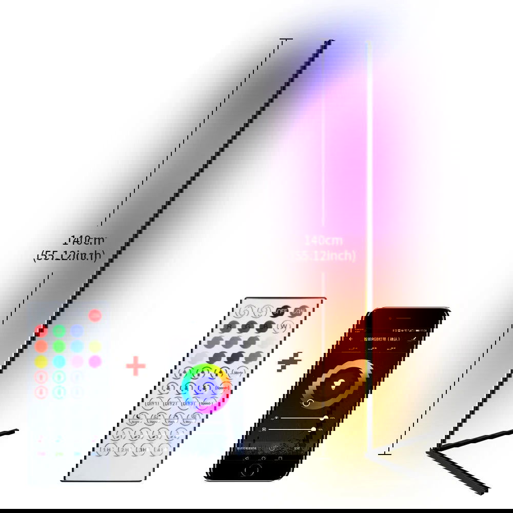 RGB Smart Floor Corner Lamp - Vivid Setups