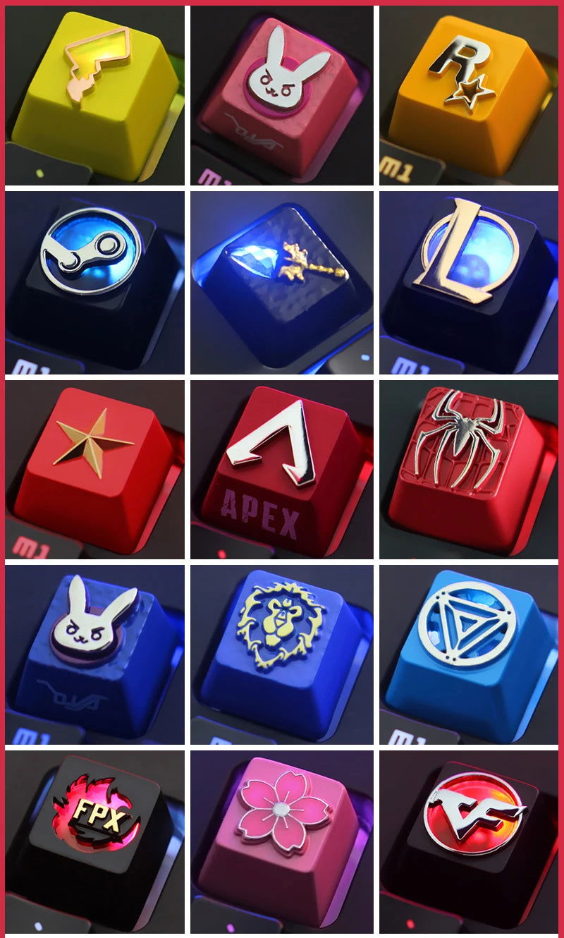 Gaming Character Custom Key Cap - Vivid Setups