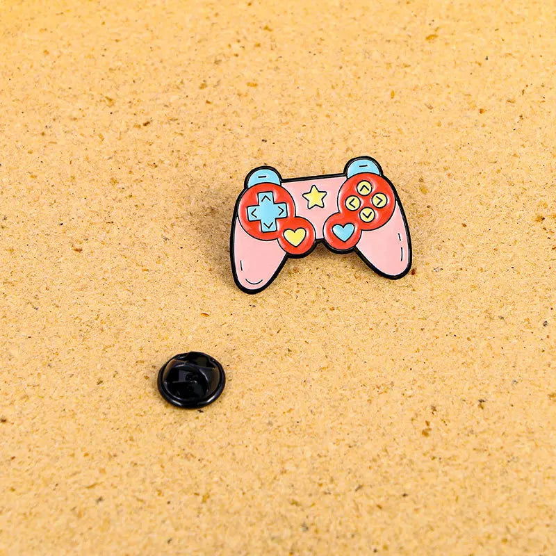 Gaming & Coffee Brooch Lapel Pin - Vivid Setups