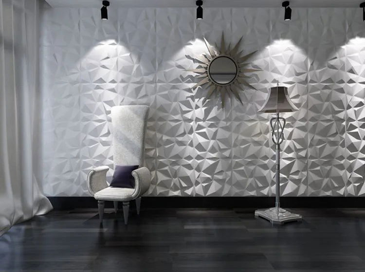 3D Geometric Wall Panel - Vivid Setups