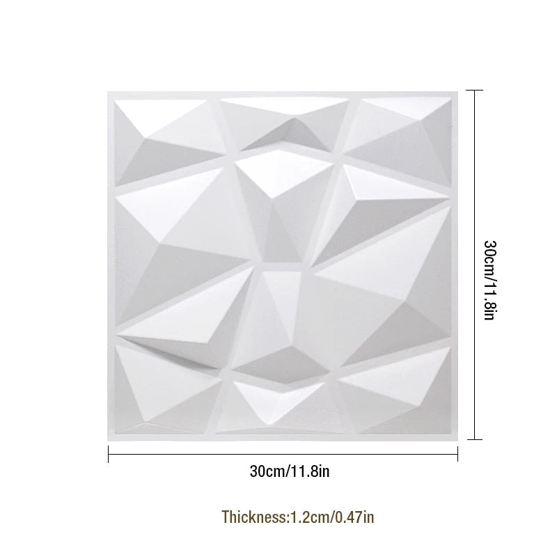 3D Geometric Wall Panel - Vivid Setups