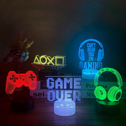 3D LED Gaming Setup RGB Desktop Lamp - Vivid Setups