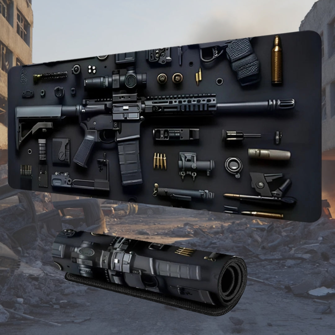 Machine Gun Mouse Pad - Vivid Setups