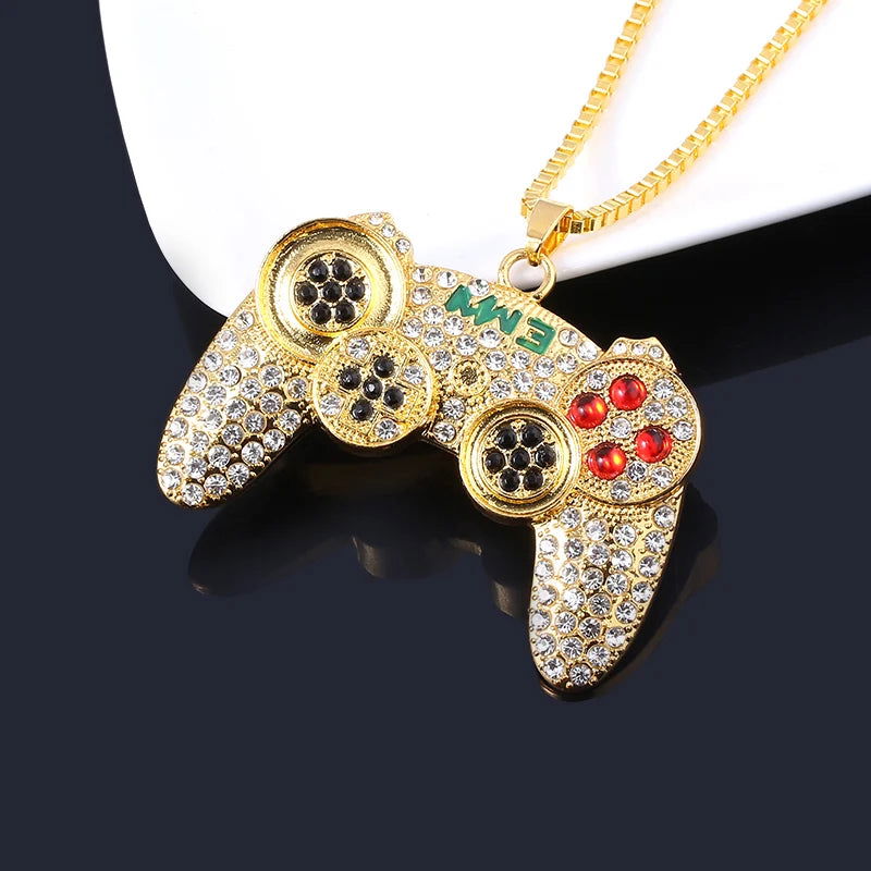 Bling Game Controller Necklace & Pendant Gift - Vivid Setups