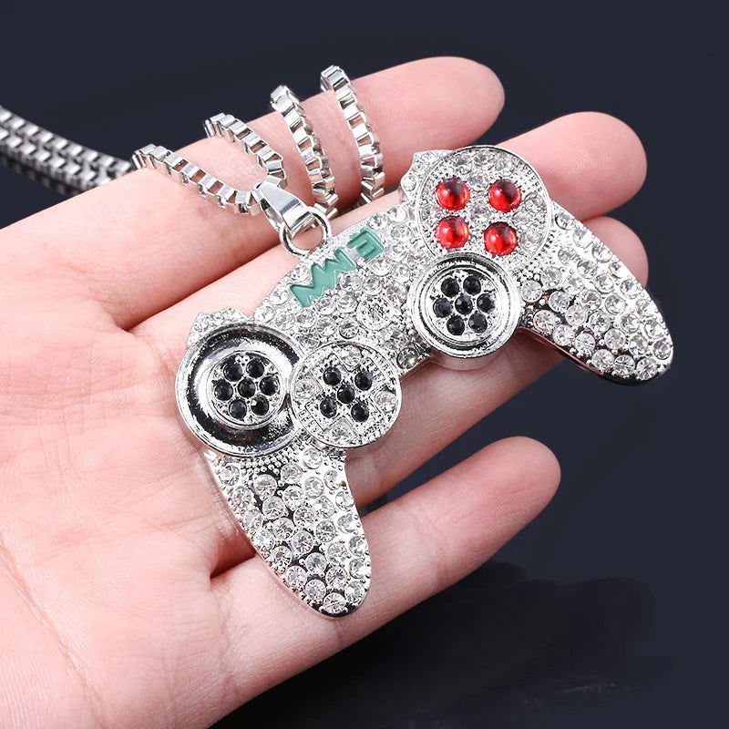 Bling Game Controller Necklace & Pendant Gift - Vivid Setups