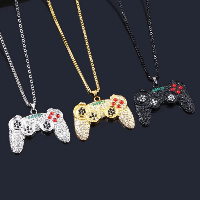 Bling Game Controller Necklace & Pendant Gift - Vivid Setups