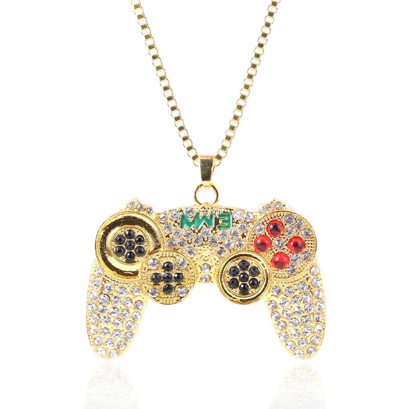 Bling Game Controller Necklace & Pendant Gift - Vivid Setups