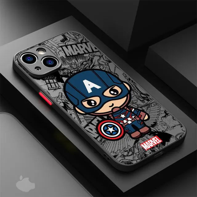 Captain America iPhone Cover - Vivid Setups