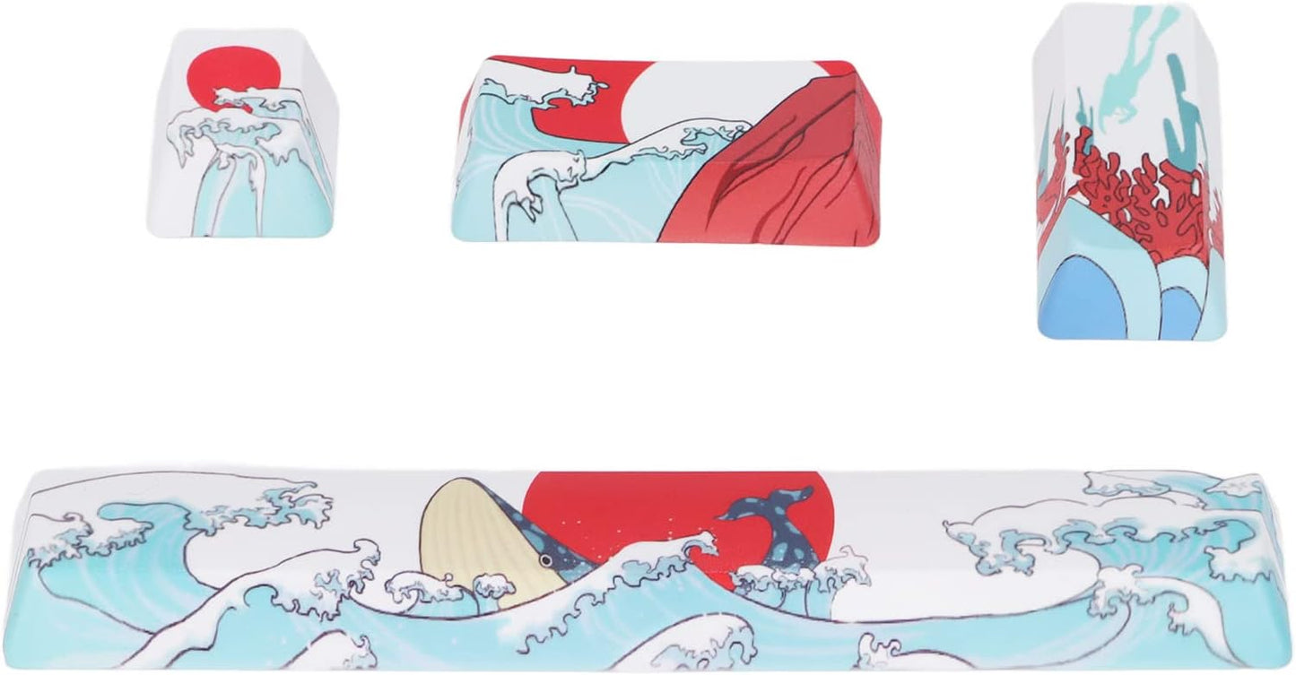 Custom Esc Enter Shift & Spacebar Key Caps (4 Pk.) - Vivid Setups