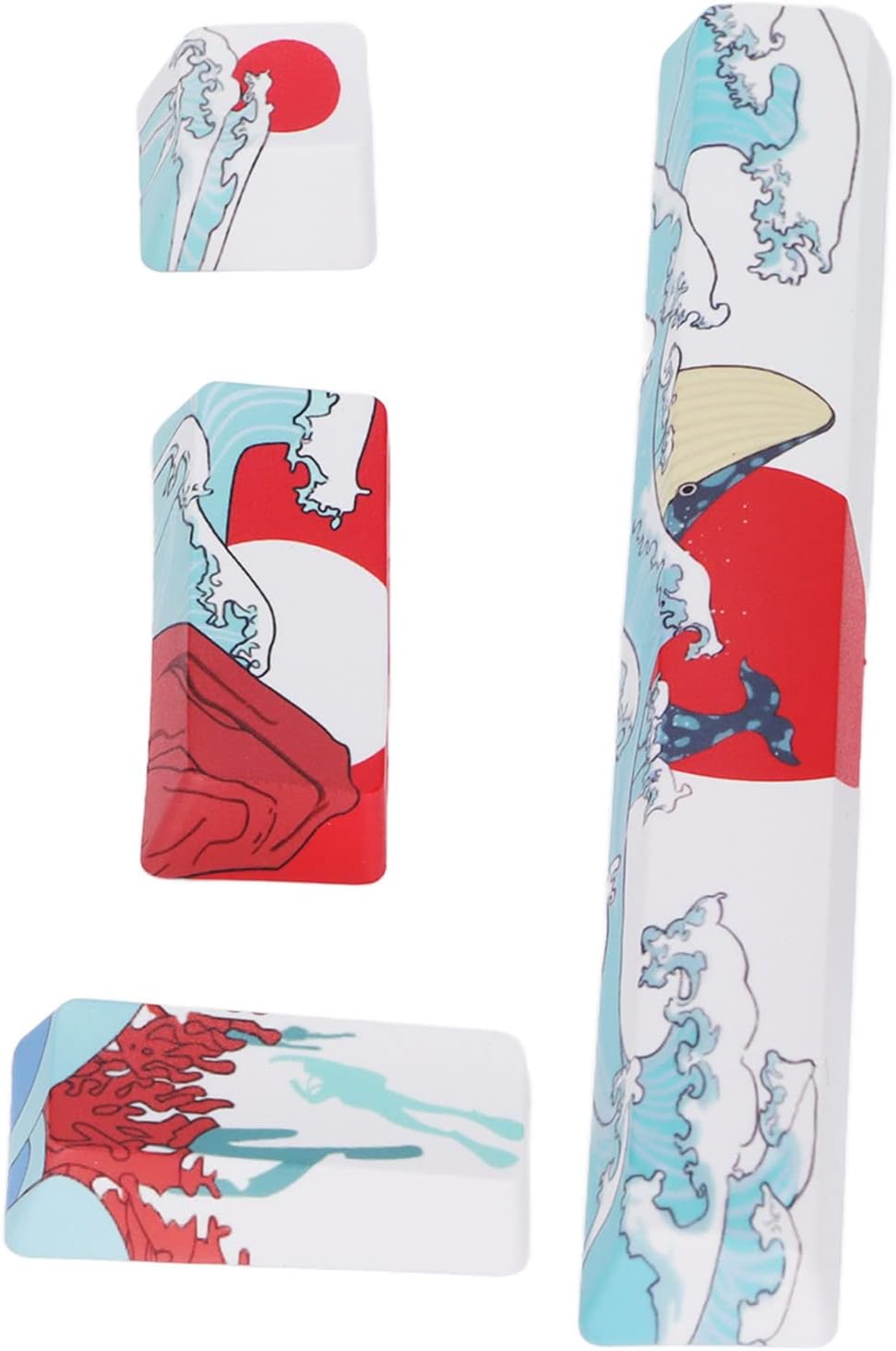 Custom Esc Enter Shift & Spacebar Key Caps (4 Pk.) - Vivid Setups