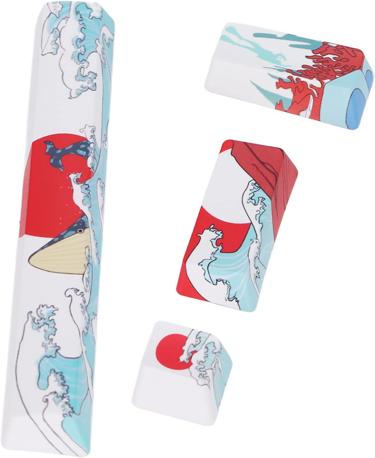 Custom Esc Enter Shift & Spacebar Key Caps (4 Pk.) - Vivid Setups