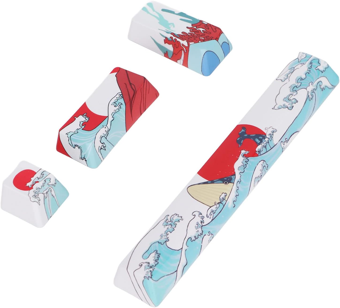 Custom Esc Enter Shift & Spacebar Key Caps (4 Pk.) - Vivid Setups