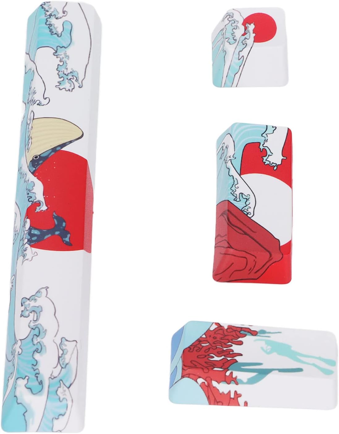 Custom Esc Enter Shift & Spacebar Key Caps (4 Pk.) - Vivid Setups