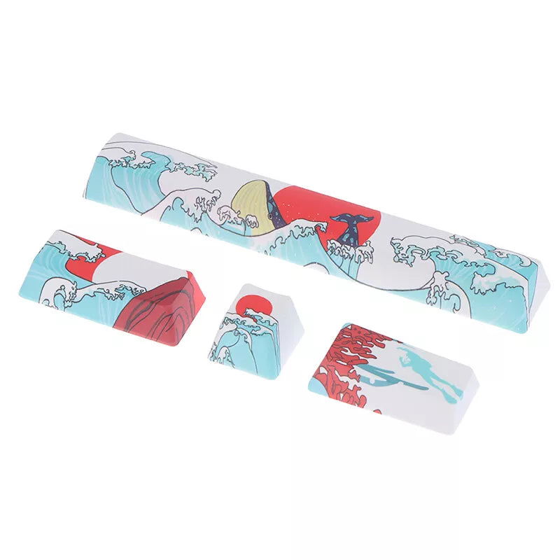 Custom Esc Enter Shift & Spacebar Key Caps (4 Pk.) - Vivid Setups