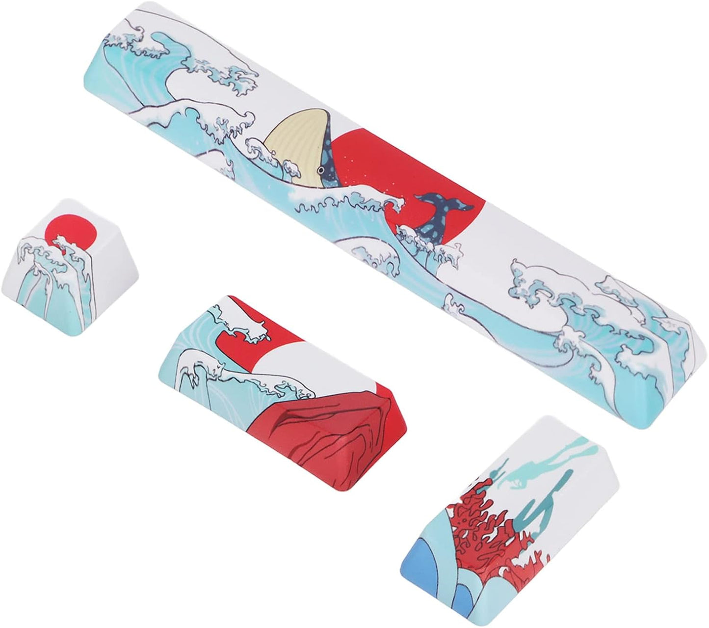 Custom Esc Enter Shift & Spacebar Key Caps (4 Pk.) - Vivid Setups