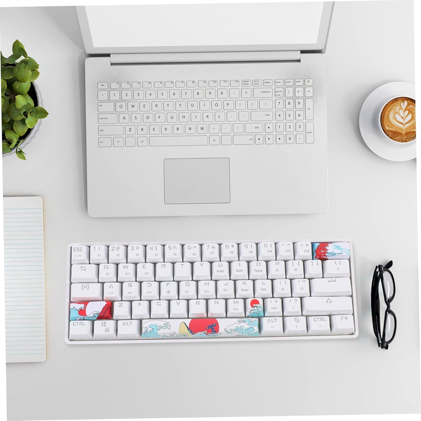 Custom Esc Enter Shift & Spacebar Key Caps (4 Pk.) - Vivid Setups