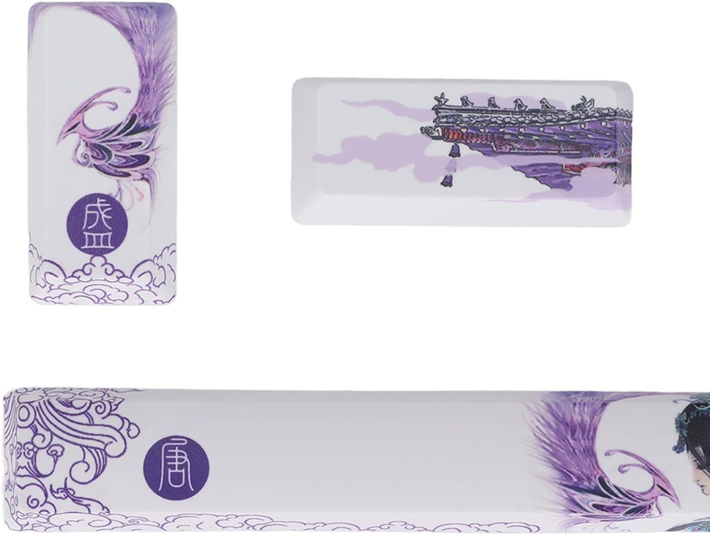 Custom Esc Enter Shift & Spacebar Key Caps (4 Pk.) - Vivid Setups