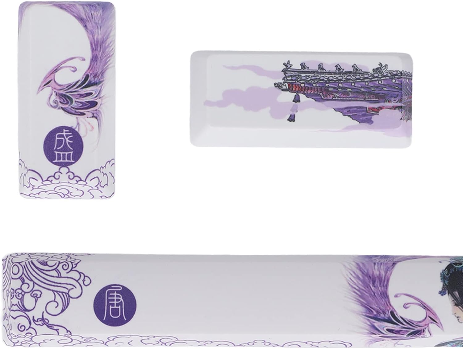 Custom Esc Enter Shift & Spacebar Key Caps (4 Pk.) - Vivid Setups