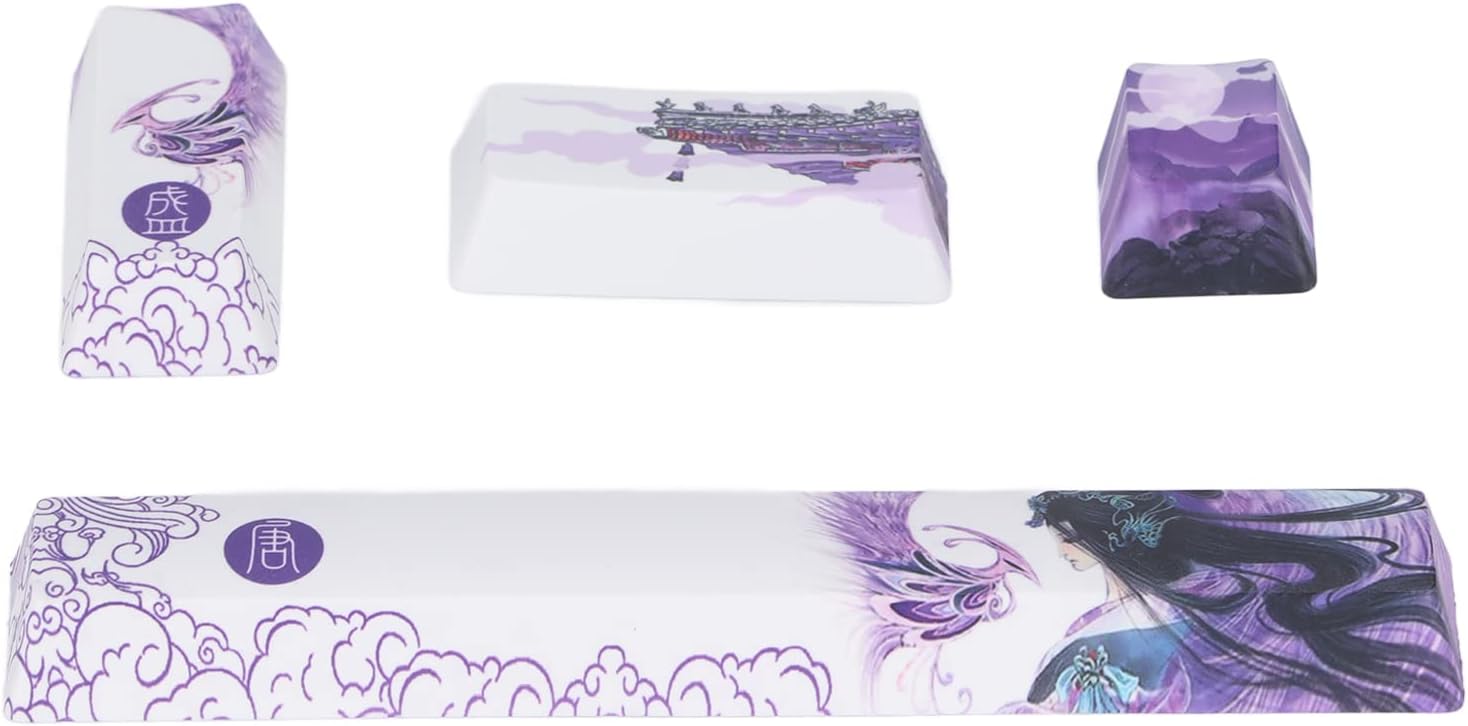 Custom Esc Enter Shift & Spacebar Key Caps (4 Pk.) - Vivid Setups