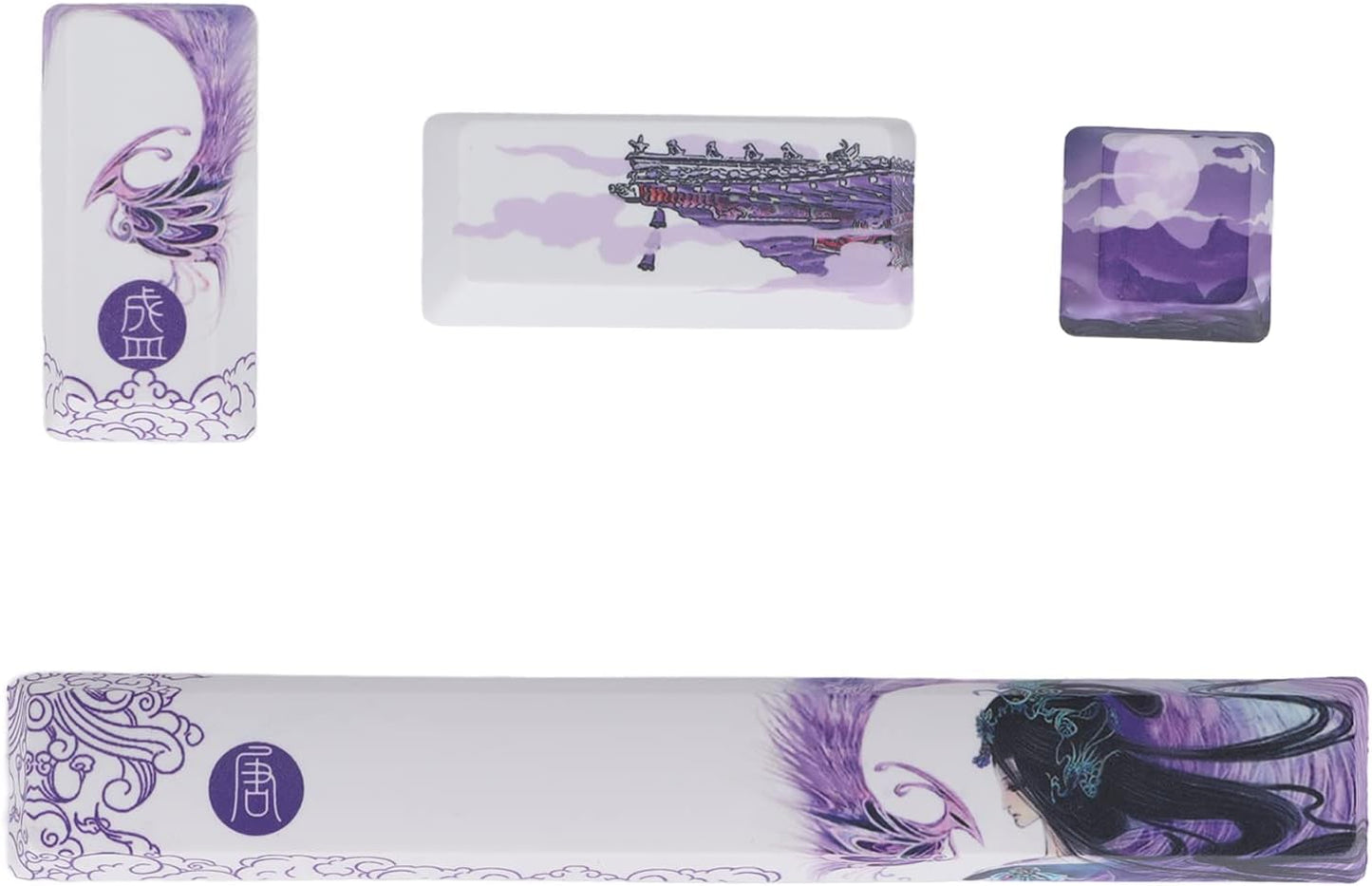 Custom Esc Enter Shift & Spacebar Key Caps (4 Pk.) - Vivid Setups