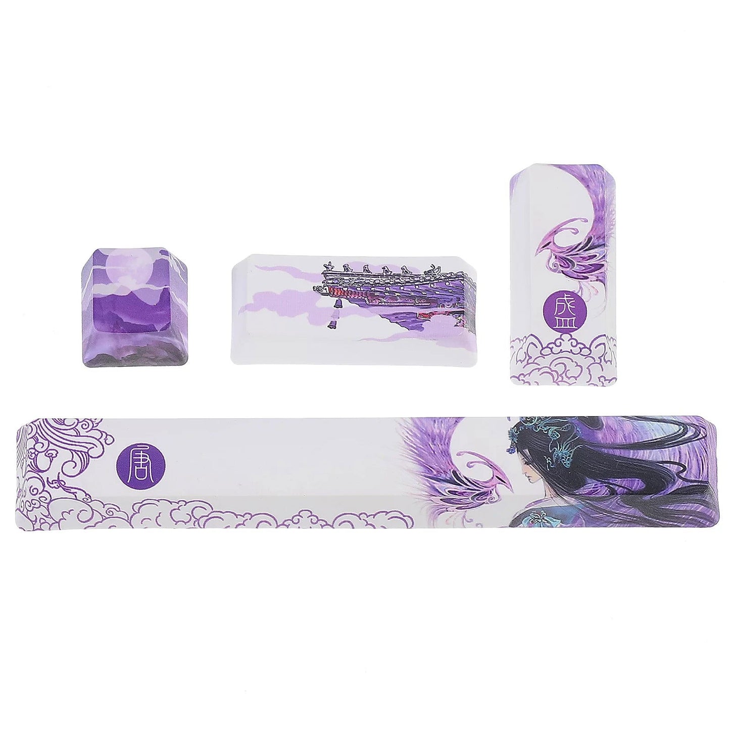 Custom Esc Enter Shift & Spacebar Key Caps (4 Pk.) - Vivid Setups