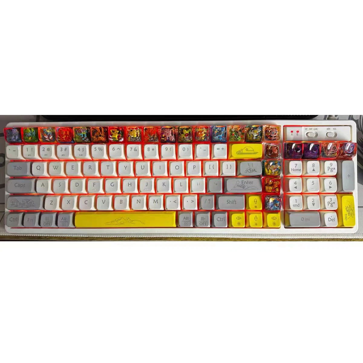 Custom Resin Pokémon Key Cap - Vivid Setups