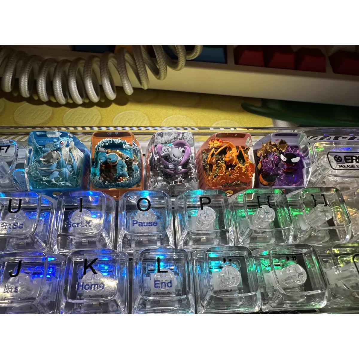 Custom Resin Pokémon Key Cap - Vivid Setups