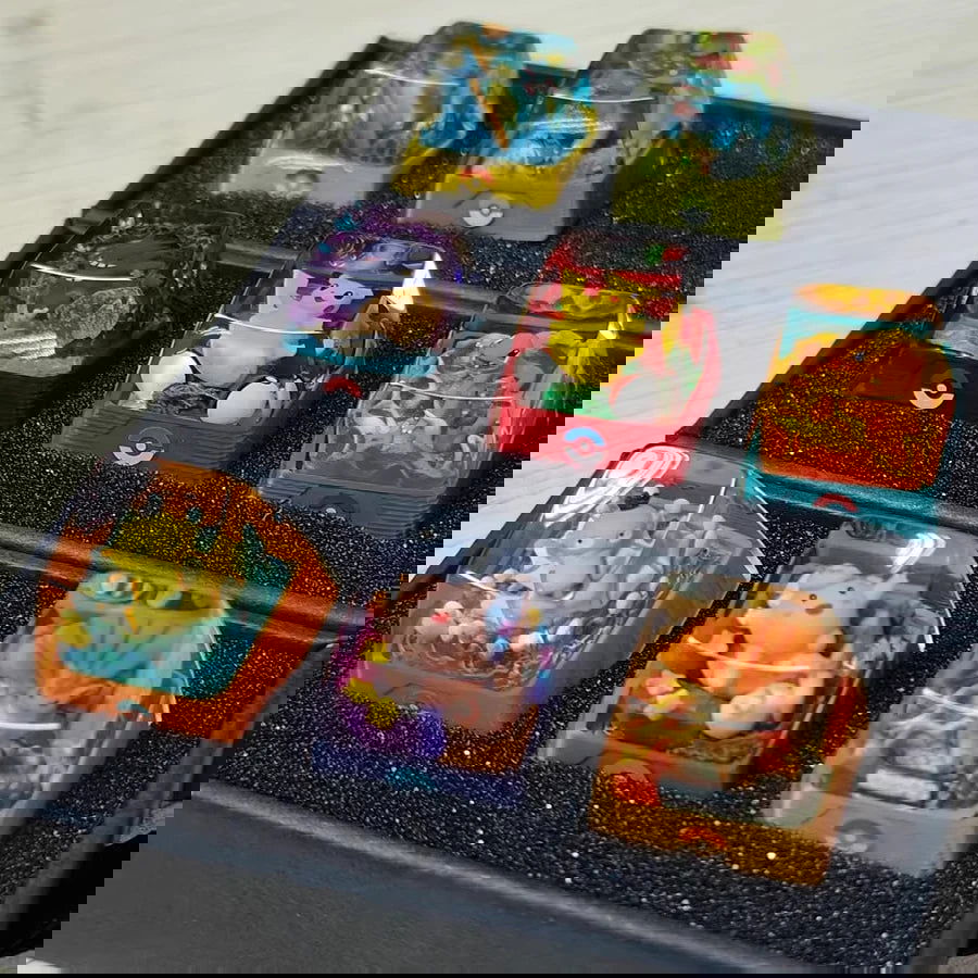 Custom Resin Pokémon Key Cap - Vivid Setups