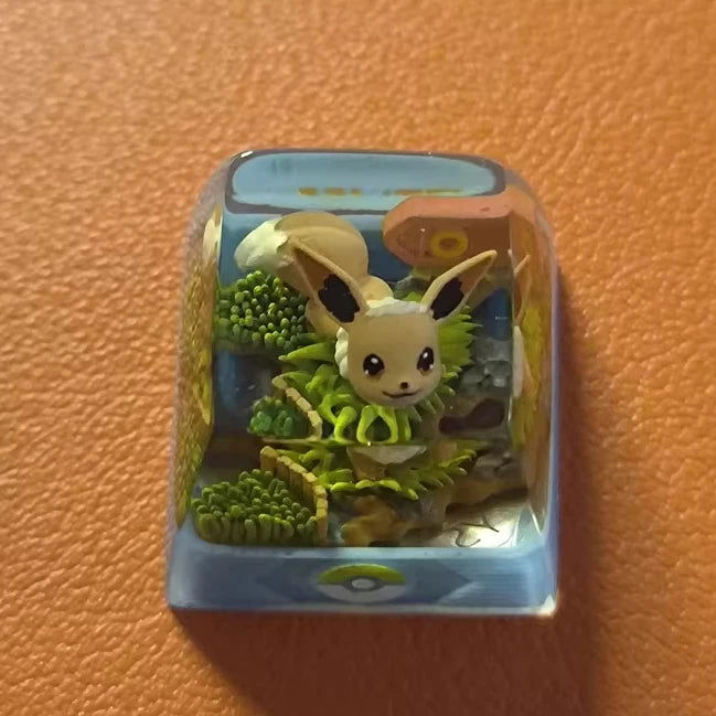 Custom Resin Pokémon Key Cap - Vivid Setups