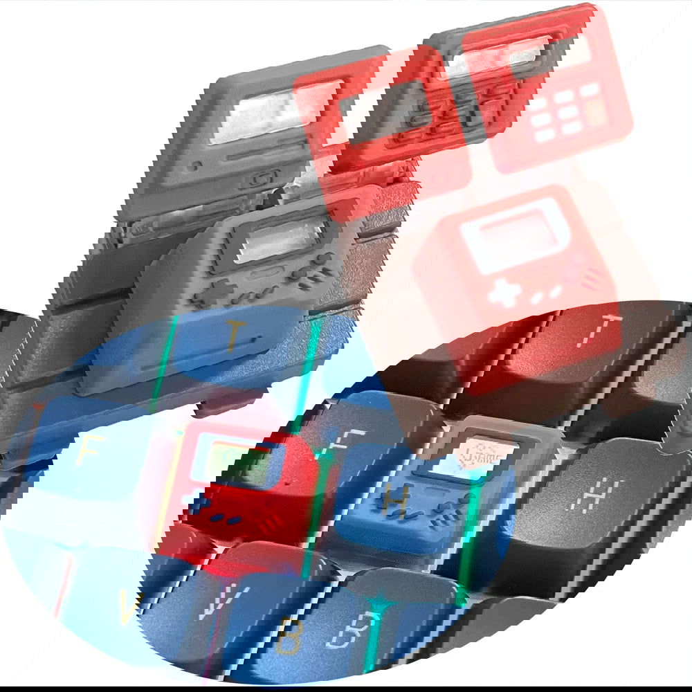 Custom Retro Gaming Console Key Cap - Vivid Setups