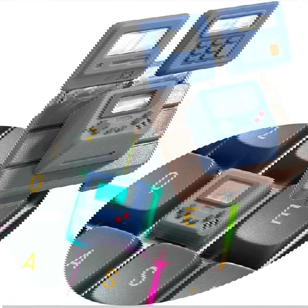 Custom Retro Gaming Console Key Cap - Vivid Setups