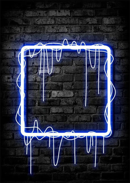 Cyber Punk Gamer Neon Printed Canvas - Vivid Setups