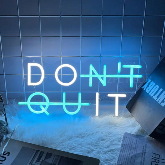 DON'T QUIT / DO IT Neon LED Wall Sign - Vivid Setups