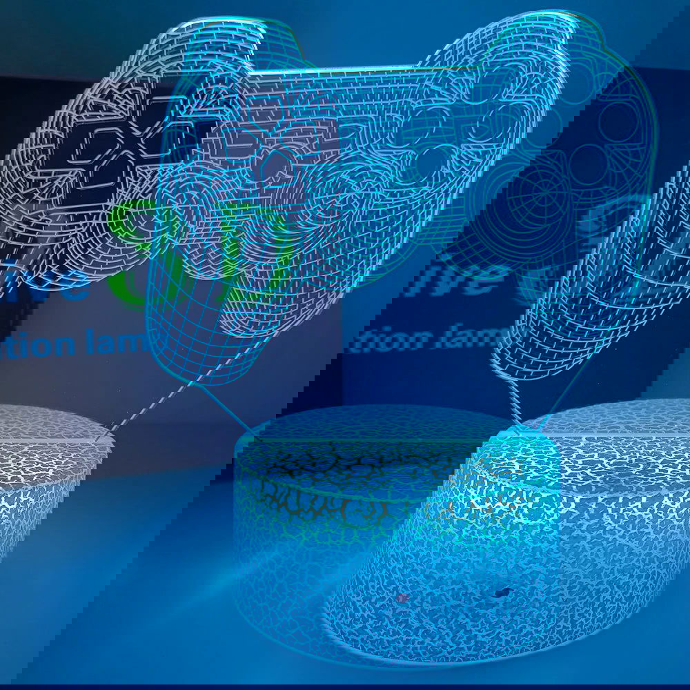 Desktop Gaming Controller LED Lamp - Vivid Setups