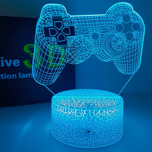 Desktop Gaming Controller LED Lamp - Vivid Setups