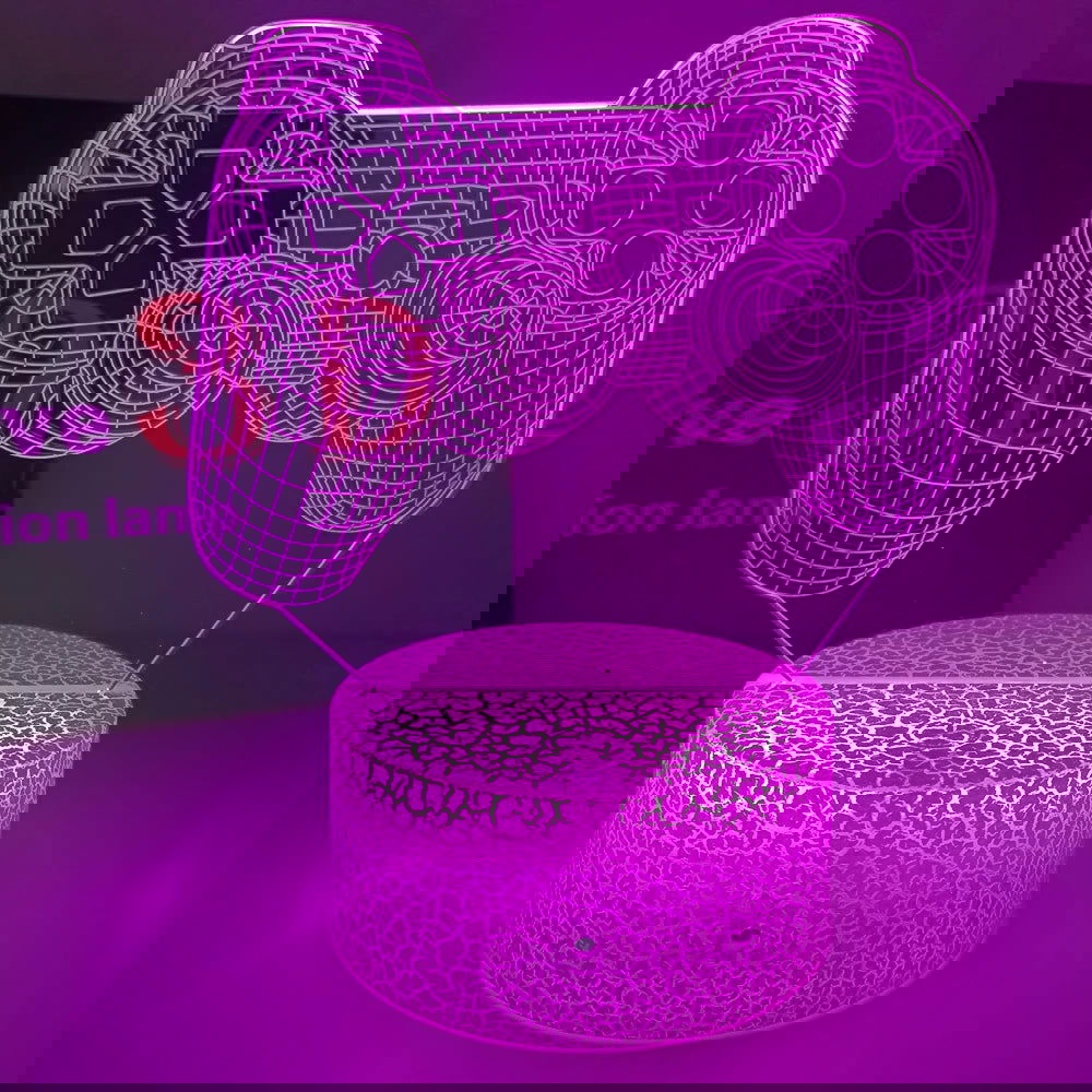 Desktop Gaming Controller LED Lamp - Vivid Setups