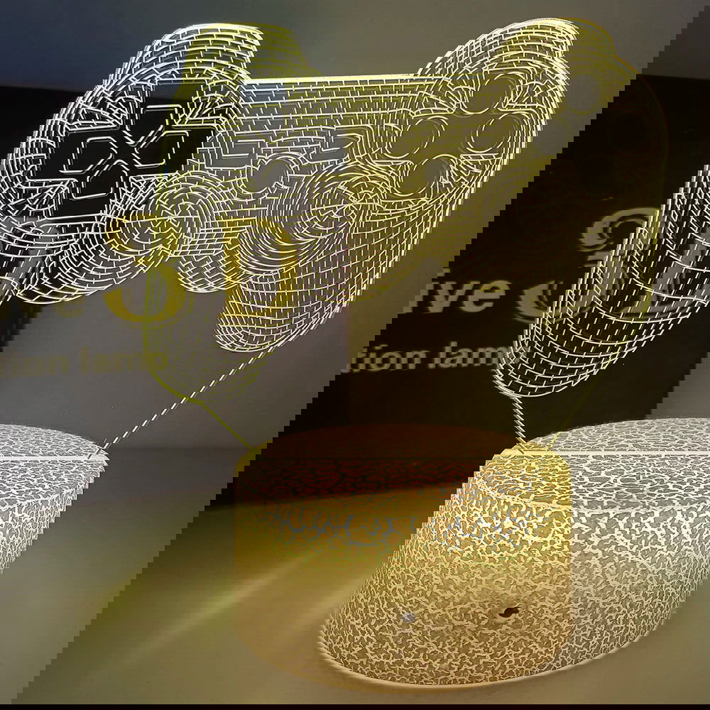 Desktop Gaming Controller LED Lamp - Vivid Setups