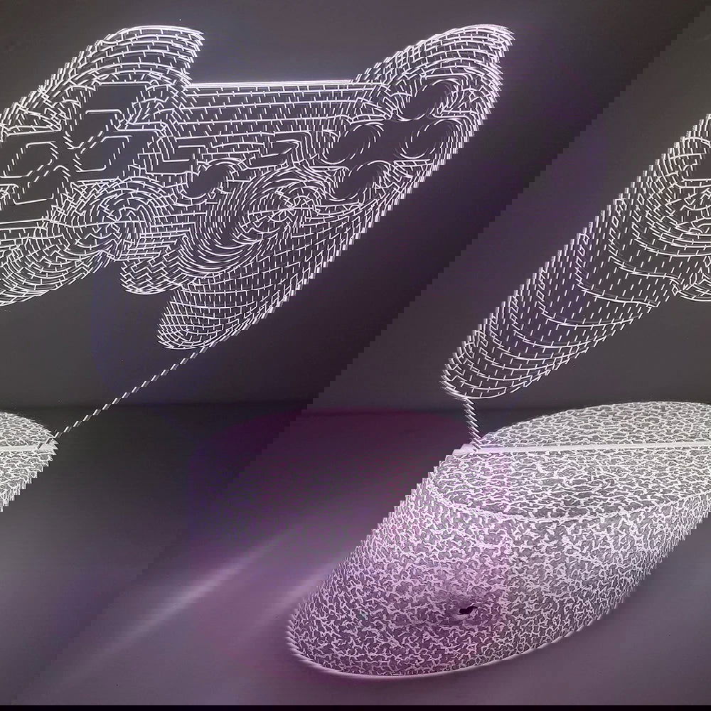 Desktop Gaming Controller LED Lamp - Vivid Setups