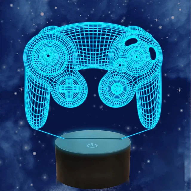 Desktop Gaming Controller LED Lamp - Vivid Setups