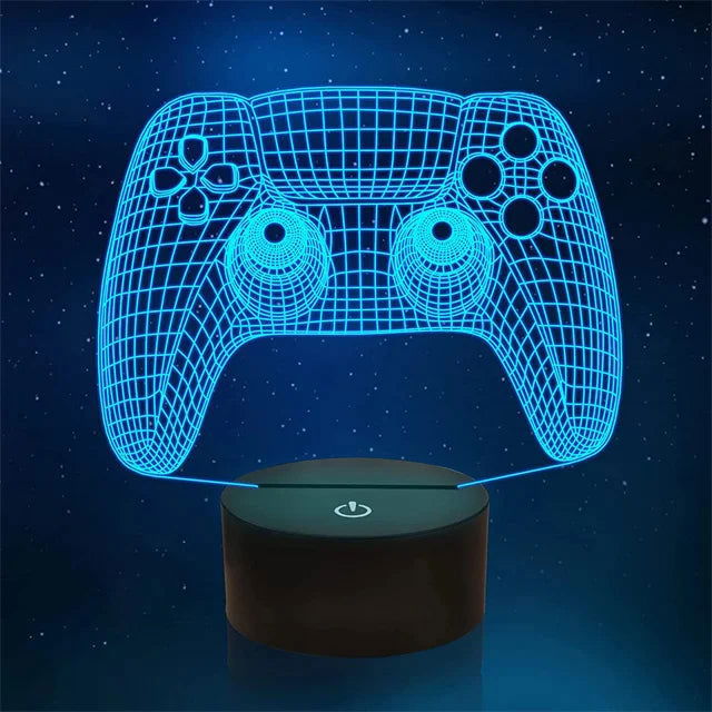 Desktop Gaming Controller LED Lamp - Vivid Setups
