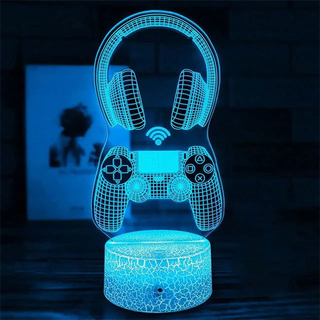 Desktop Gaming Controller LED Lamp - Vivid Setups