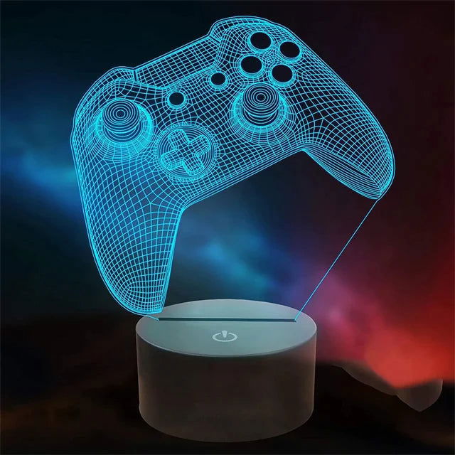 Desktop Gaming Controller LED Lamp - Vivid Setups
