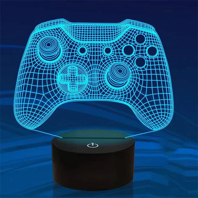 Desktop Gaming Controller LED Lamp - Vivid Setups