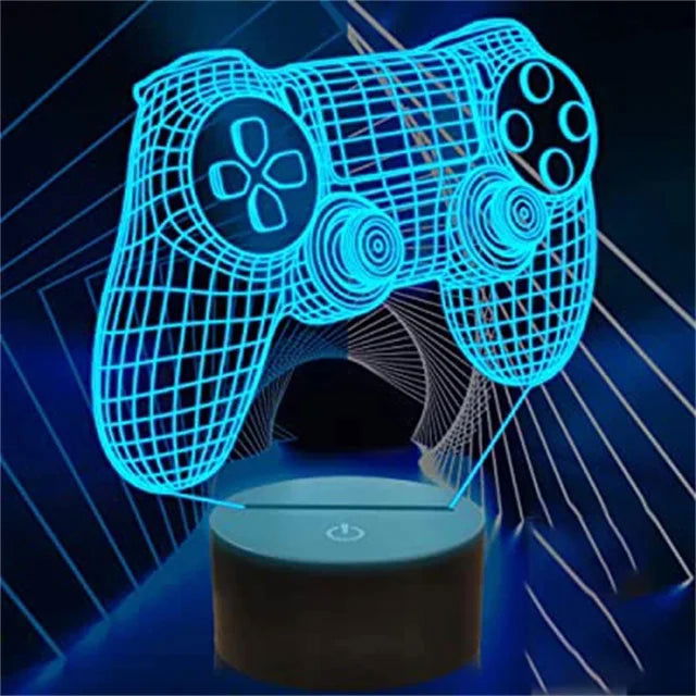 Desktop Gaming Controller LED Lamp - Vivid Setups