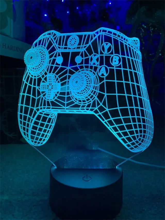 Desktop Gaming Controller LED Lamp - Vivid Setups