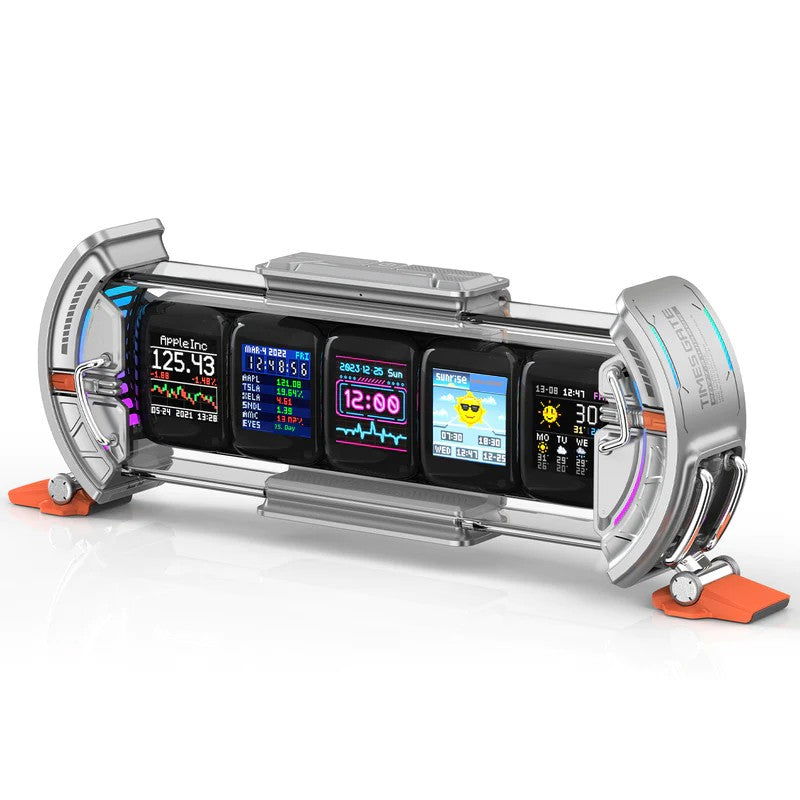 Desktop Time & Pixel Art Gaming Setup Display Clock - Vivid Setups