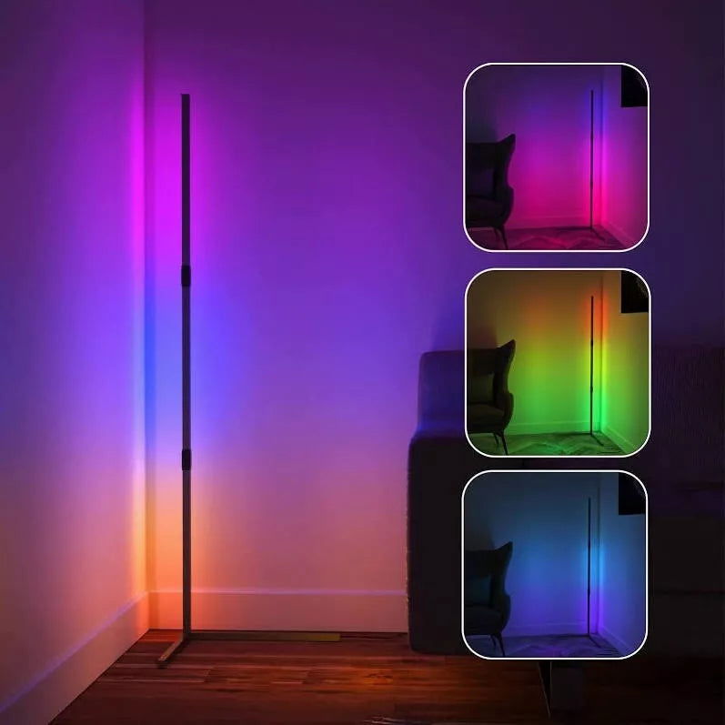 RGB Smart Floor Corner Lamp - Vivid Setups