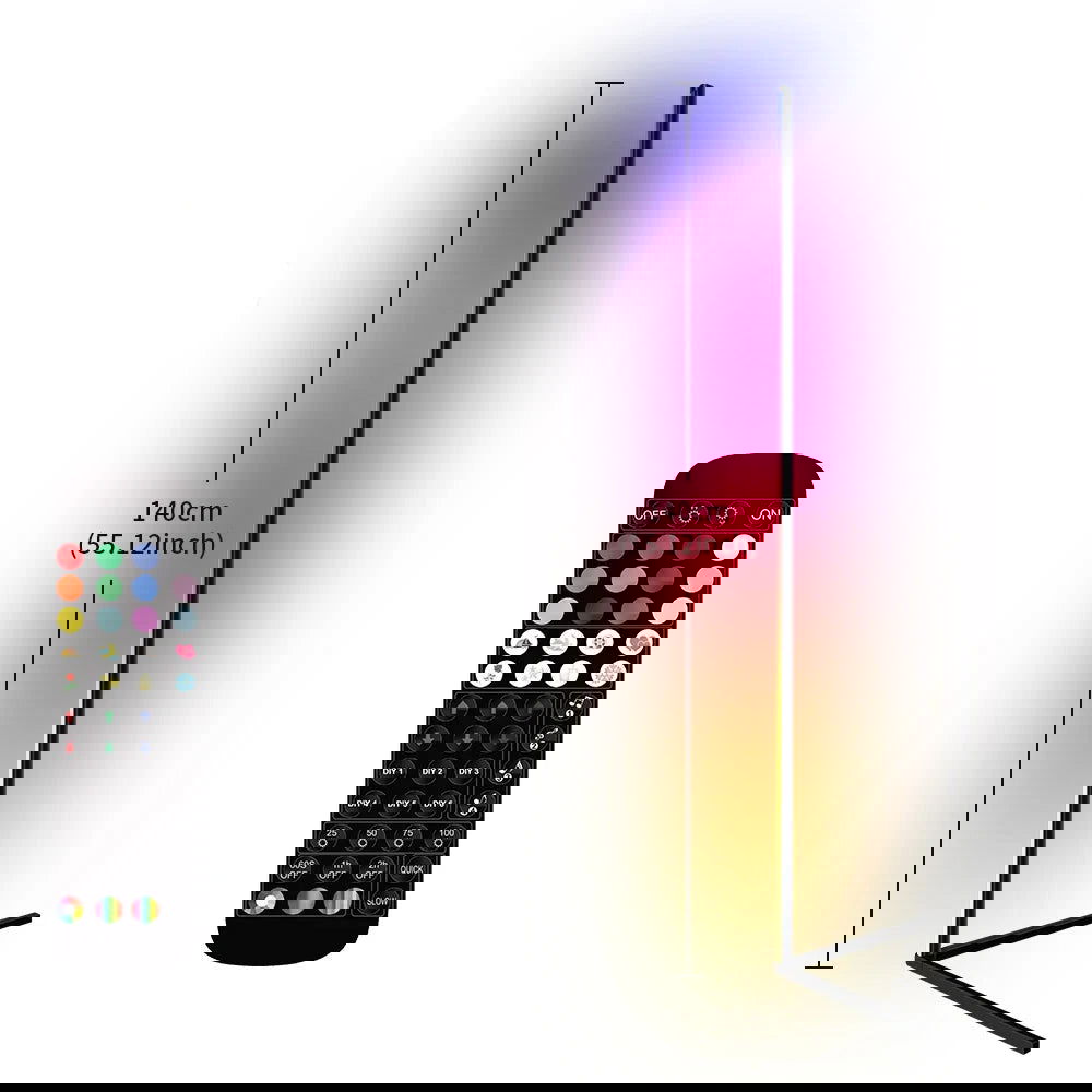 RGB Smart Floor Corner Lamp - Vivid Setups