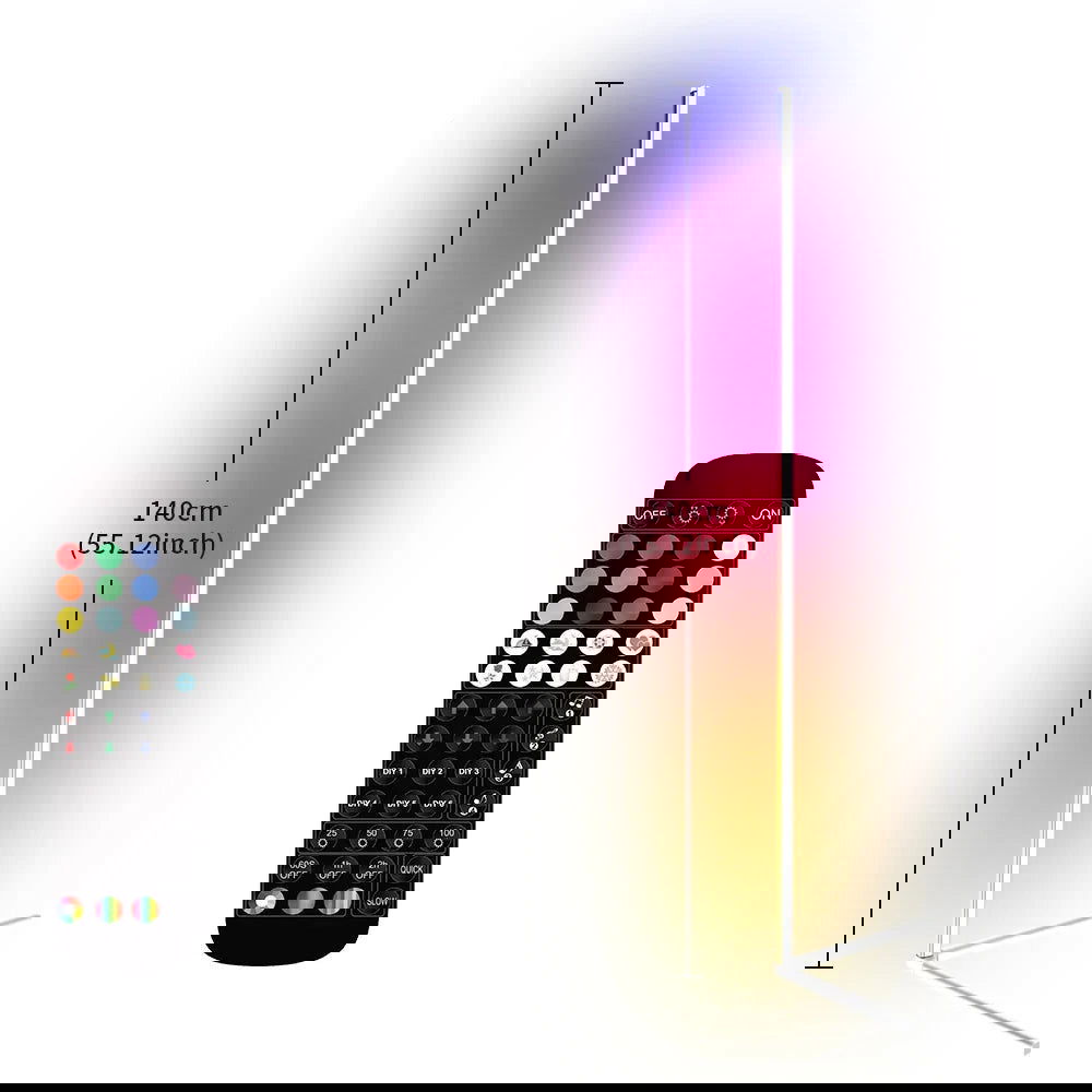 RGB Smart Floor Corner Lamp - Vivid Setups