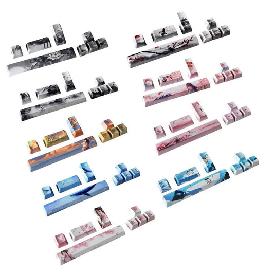 Dye Subbed Custom Key Cap (8 pk.) - Vivid Setups